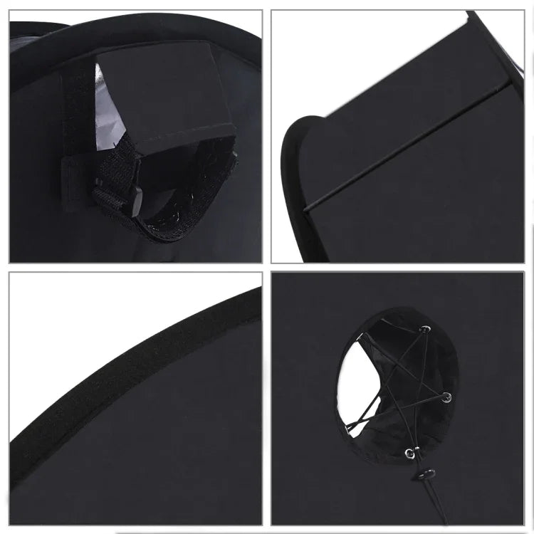 PULUZ Softbox แบบกลม 45 ซม. สำหรับแฟลช SpeedLite ถ่ายมาโครและภาพบุคคล แบบพับได้, 45 ซม. แบบกลม