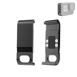 ฝาครอบพอร์ตแบตเตอรี่ด้านข้างโลหะ PULUZ สำหรับ GoPro HERO13 Black /12 Black /11 Black /10 Black /9 Black, ฝาครอบด้านข้างโลหะและพลาสติก