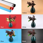 ชุดกระดาษพื้นหลังถ่ายภาพ PVC สำหรับเต็นท์สตูดิโอ ขนาด: 121 ซม. x 58 ซม., ฉากหลัง 60 ซม. (น้ำเงิน), ฉากหลัง 60 ซม. (แดง), ฉากหลัง 60 ซม. (B), ฉากหลัง 60 ซม. (W)
