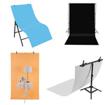 ชุดกระดาษพื้นหลังถ่ายภาพ PVC สำหรับเต็นท์สตูดิโอ ขนาด: 121 ซม. x 58 ซม., ฉากหลัง 60 ซม. (น้ำเงิน), ฉากหลัง 60 ซม. (แดง), ฉากหลัง 60 ซม. (B), ฉากหลัง 60 ซม. (W)