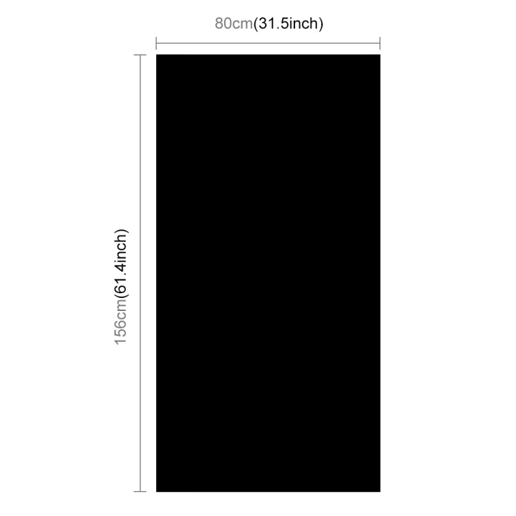PULUZ Photography Background PVC Paper Kits for Studio Tent Box, Size: 156cm x 80cm, Backdrop 80cm (Black), Backdrop 80cm(Orange), Backdrop 80cm(White)
