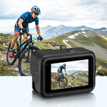 PULUZ เคสซิลิโคนกันกระแทกสำหรับ GoPro HERO12 Black /11 Black /10 Black /9 Black พร้อมฝาครอบพอร์ทด้านข้าง POM พร้อมสายรัดข้อมือและฝาปิดเลนส์, สำหรับเคสซิลิโคน GoPro HERO12 Black พร้อมฝาครอบด้านข้าง