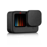 ฝาครอบเลนส์กล้อง TPU ยางนุ่มกันรอย PULUZ สำหรับ GoPro HERO12 Black /11 Black /10 Black /9 Black, ฝาครอบเลนส์สำหรับ GoPro HERO12 Black