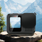 ฝาครอบเลนส์กล้อง TPU ยางนุ่มกันรอย PULUZ สำหรับ GoPro HERO12 Black /11 Black /10 Black /9 Black, ฝาครอบเลนส์สำหรับ GoPro HERO12 Black