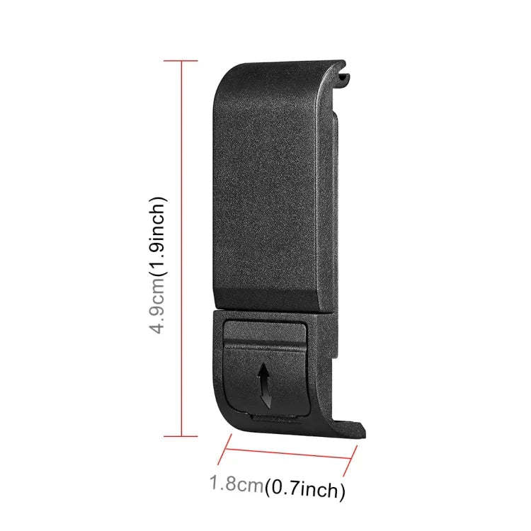 ฝาครอบช่องแบตเตอรี่ด้านข้างพลาสติก POM PULUZ สำหรับ GoPro HERO13 Black /12 Black /11 Black /10 Black /9 Black, ฝาครอบด้านพลาสติก POM