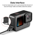 ฝาครอบช่องแบตเตอรี่ด้านข้างพลาสติก POM PULUZ สำหรับ GoPro HERO13 Black /12 Black /11 Black /10 Black /9 Black, ฝาครอบด้านพลาสติก POM