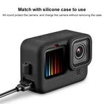 ฝาครอบช่องแบตเตอรี่ด้านข้างพลาสติก POM PULUZ สำหรับ GoPro HERO13 Black /12 Black /11 Black /10 Black /9 Black, ฝาครอบด้านพลาสติก POM