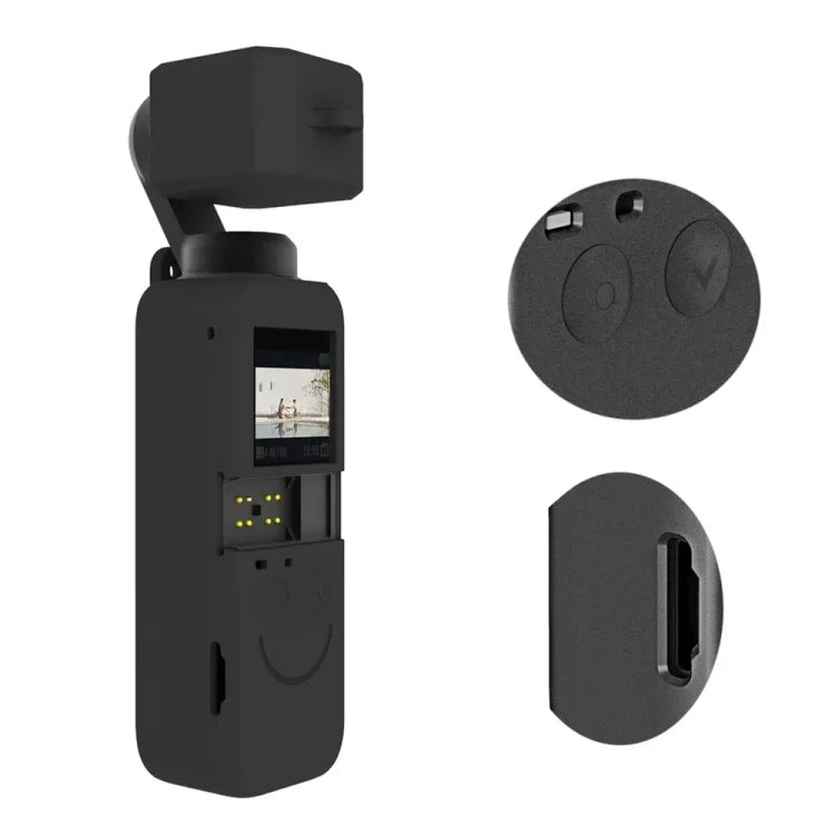 ชุดเคสซิลิโคน 2 ใน 1 PULUZ สำหรับ DJI OSMO Pocket 2, สำหรับ DJI OSMO Pocket 2
