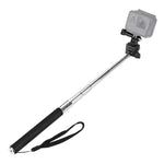 PULUZ ขาตั้งเซลฟี่แบบยืดได้สำหรับ GoPro, Insta360, DJI และกล้องแอคชั่นอื่นๆ ความยาว: 22.5-80 ซม., ความยาว: 22.5-100 ซม.