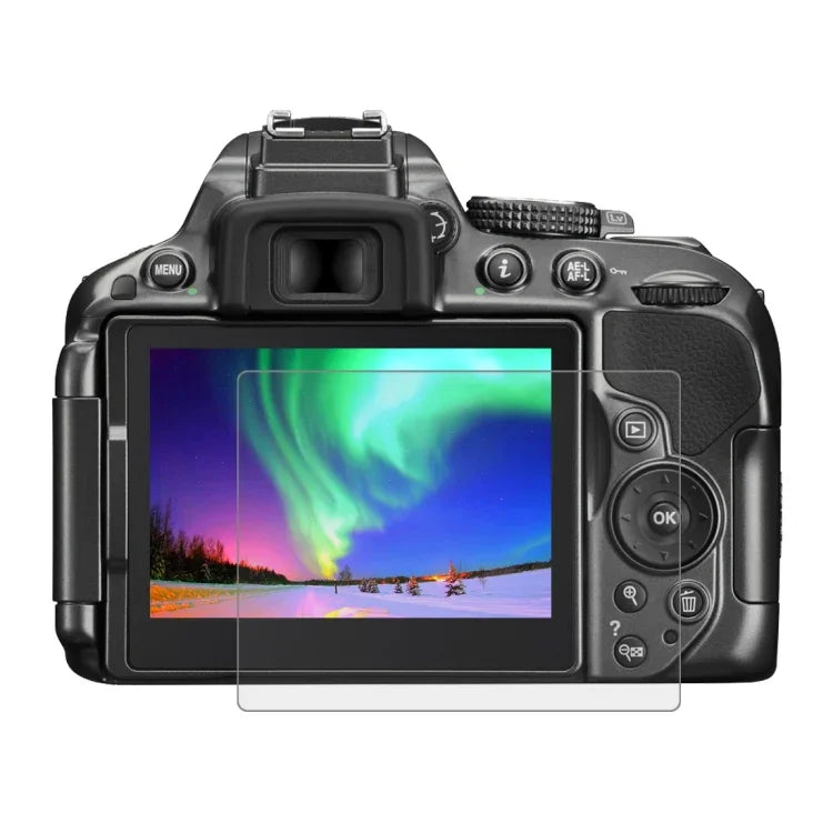 PULUZ 2.5D 9H Tempered Glass Film for Nikon D5300, Compatible with Nikon D5300 / D5500 / D5600, Pentax K-1 / K-1 Mark II, For Nikon D5300