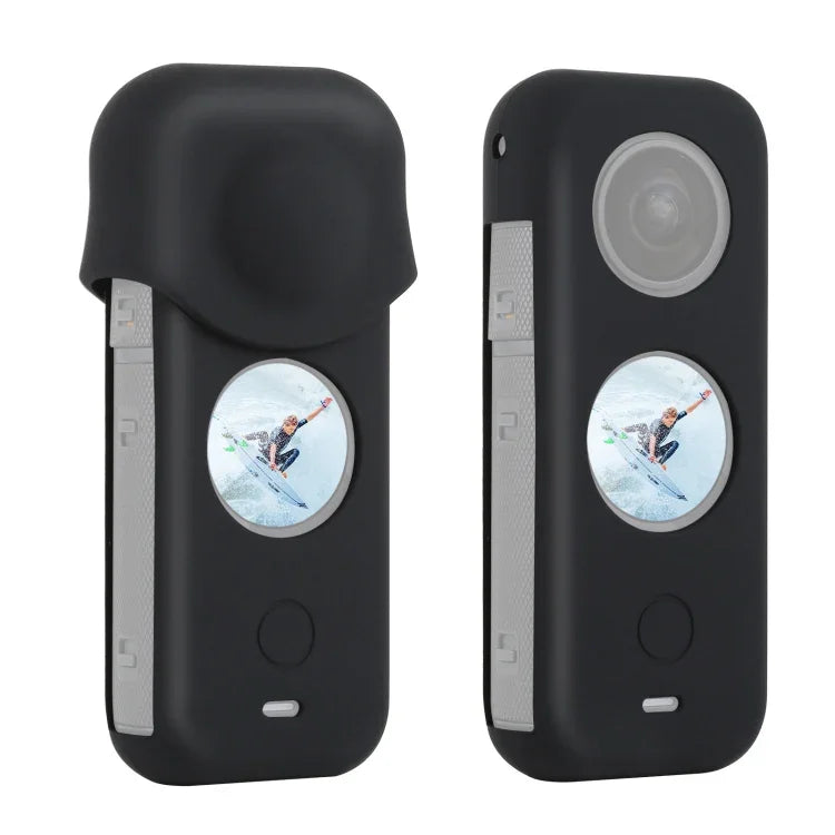 PULUZ เคสซิลิโคนกันฝุ่นเต็มตัวสำหรับ Insta360 ONE X2, เคสสำหรับ Insta360 ONE X2