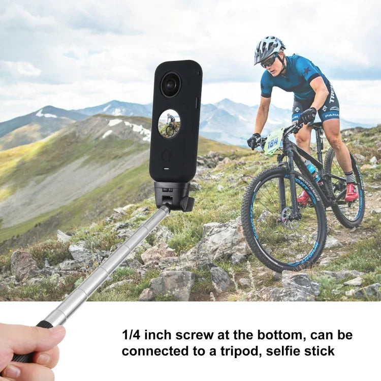 PULUZ เคสซิลิโคนกันฝุ่นเต็มตัวสำหรับ Insta360 ONE X2, เคสสำหรับ Insta360 ONE X2