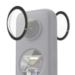 PULUZ ฝาครอบป้องกันเลนส์ PC สำหรับ Insta360 One X2, ฝาครอบเลนส์สำหรับ Insta360 ONE X2