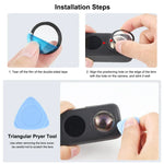 PULUZ ฝาครอบป้องกันเลนส์ PC สำหรับ Insta360 One X2, ฝาครอบเลนส์สำหรับ Insta360 ONE X2