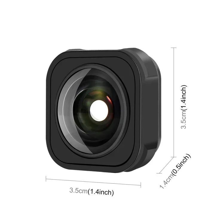PULUZ เลนส์ม็อดมุมกว้าง Max สำหรับ GoPro Hero13 Black / Hero12 Black / Hero11 Black / HERO10 Black / HERO9 Black, สำหรับ GoPro Hero13 Black / Hero12 Black