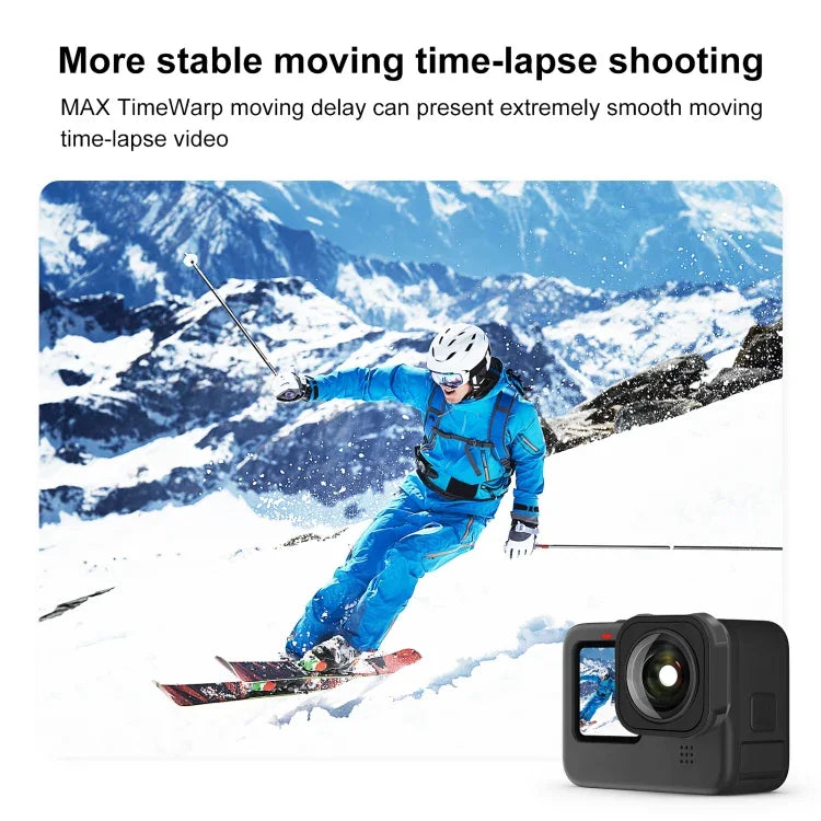 PULUZ เลนส์ม็อดมุมกว้าง Max สำหรับ GoPro Hero13 Black / Hero12 Black / Hero11 Black / HERO10 Black / HERO9 Black, สำหรับ GoPro Hero13 Black / Hero12 Black