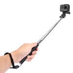 PULUZ ขาตั้งเซลฟี่แบบยืดได้สำหรับ GoPro, Insta360, DJI และกล้องแอคชั่นอื่นๆ ความยาว: 22.5-80 ซม., ความยาว: 22.5-100 ซม.