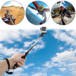 PULUZ ขาตั้งเซลฟี่แบบยืดได้สำหรับ GoPro, Insta360, DJI และกล้องแอคชั่นอื่นๆ ความยาว: 22.5-80 ซม., ความยาว: 22.5-100 ซม.