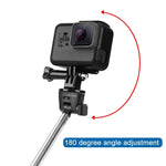 PULUZ ขาตั้งเซลฟี่แบบยืดได้สำหรับ GoPro, Insta360, DJI และกล้องแอคชั่นอื่นๆ ความยาว: 22.5-80 ซม., ความยาว: 22.5-100 ซม.