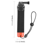 PULUZ ที่จับโฟมลอยน้ำพร้อมสายรัดและฐานปลดเร็วสำหรับ GoPro, Insta360, DJI และกล้องแอคชั่นอื่นๆ, ที่จับโฟมลอยน้ำ