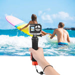 PULUZ ที่จับโฟมลอยน้ำพร้อมสายรัดและฐานปลดเร็วสำหรับ GoPro, Insta360, DJI และกล้องแอคชั่นอื่นๆ, ที่จับโฟมลอยน้ำ