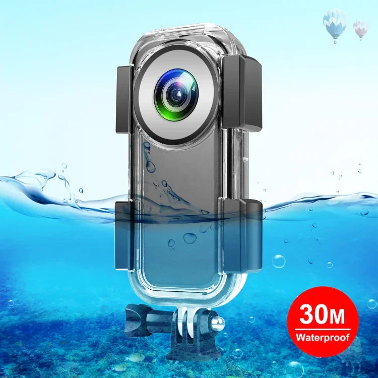 เคสกันน้ำใต้น้ำ PULUZ 30m สำหรับ Insta360 ONE X2, เคสใต้น้ำสำหรับ Insta360 ONE X2
