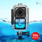 เคสกันน้ำดำน้ำ PULUZ 60m สำหรับกล้อง DJI Action 2 / ชุดพาวเวอร์คอมโบ Action 2 / ชุดหน้าจอคู่ Action 2, เคสดำน้ำ
