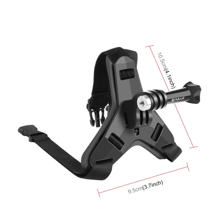 ขาติดตั้งสายรัดคางหมวกกันน็อค PULUZ สำหรับ GoPro, DJI Osmo Action และกล้องแอคชันอื่นๆ, สายรัดคางหมวกกันน็อค (สีดำ), สายรัดคางหมวกกันน็อค (สีส้ม), สายรัดคางหมวกกันน็อค (สีน้ำเงิน)