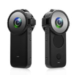 ฝาครอบกระจกป้องกันเลนส์อัพเกรด PULUZ สำหรับ Insta360 One X2, ฝาครอบกระจกป้องกันเลนส์สำหรับ Insta360 ONE X2