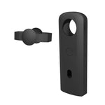 เคสซิลิโคนป้องกันพร้อมฝาครอบเลนส์สำหรับกล้องพาโนรามา Ricoh Theta SC2 360, เคสซิลิโคนสำหรับ Ricoh Theta SC2 (สีดำ)