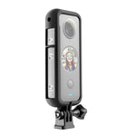 กรอบป้องกัน PC PULUZ สำหรับ Insta360 ONE X2 พร้อมอะแดปเตอร์และสกรู