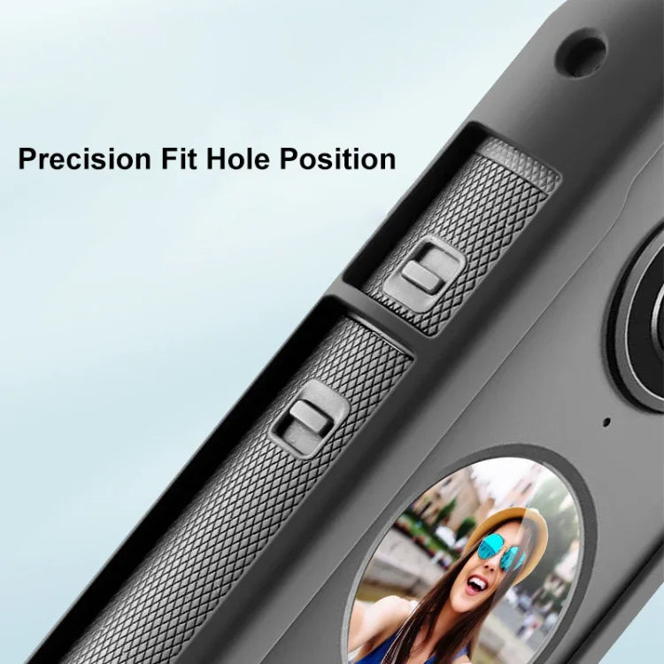 กรอบป้องกัน PC PULUZ สำหรับ Insta360 ONE X2 พร้อมอะแดปเตอร์และสกรู