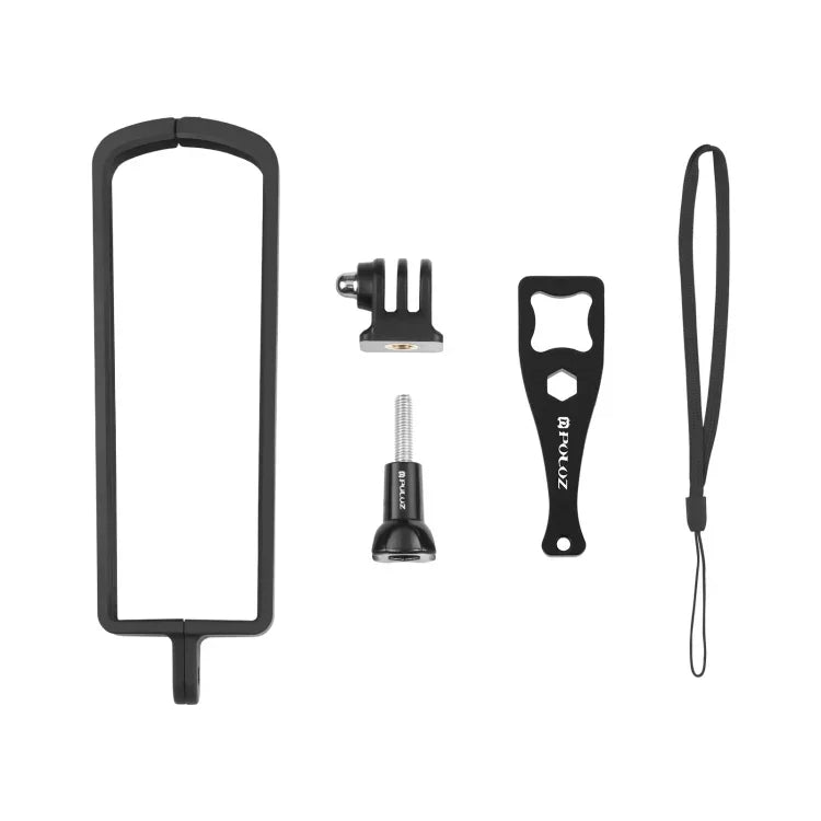 กรอบป้องกันพลาสติก PC ABS PULUZ สำหรับ Ricoh Theta SC2 พร้อมอะแดปเตอร์และสกรู, กรอบพลาสติกสำหรับ Ricoh Theta SC2