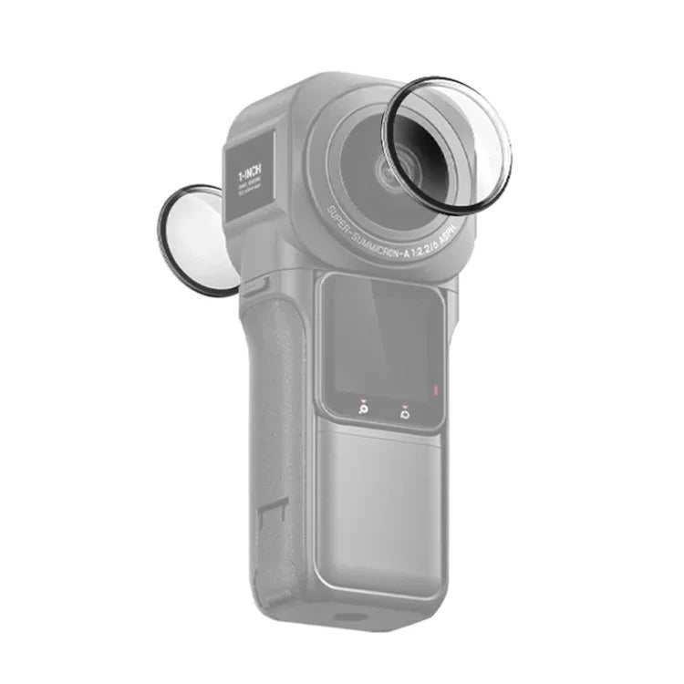 ฝาครอบป้องกันเลนส์ PC PULUZ สำหรับ Insta360 ONE RS รุ่น 1 นิ้ว 360, ที่ป้องกันเลนส์