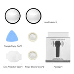 ฝาครอบป้องกันเลนส์ PC PULUZ สำหรับ Insta360 ONE RS รุ่น 1 นิ้ว 360, ที่ป้องกันเลนส์