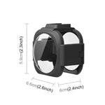 ฝาครอบป้องกันเลนส์ PULUZ สำหรับ Insta360 ONE RS 1-Inch 360 Edition, อัปเกรดฝาครอบเลนส์