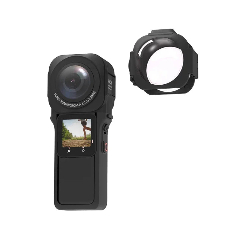 ฝาครอบป้องกันเลนส์ PULUZ สำหรับ Insta360 ONE RS 1-Inch 360 Edition, อัปเกรดฝาครอบเลนส์