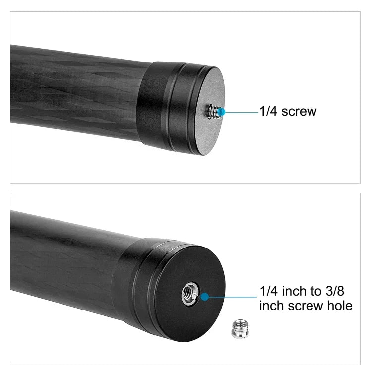 ไม้ต่อ Monopod คาร์บอนไฟเบอร์ PULUZ 21 ซม. สำหรับ DJI / MOZA / Feiyu V2 / Zhiyun G5 Gimbal, 21 ซม.