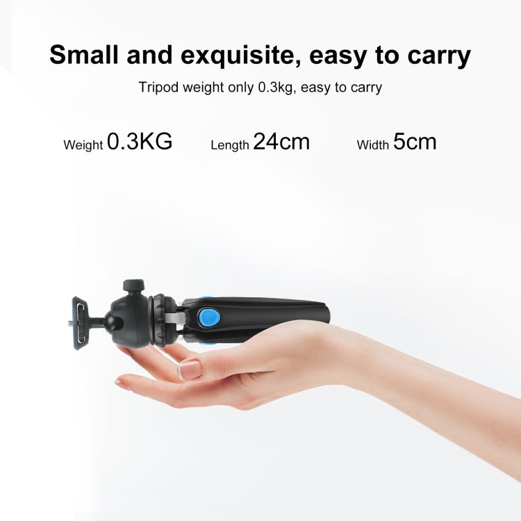 ขาตั้งกันสั่น Mini VLOG Live พร้อมที่หนีบโทรศัพท์สำหรับสมาร์ทโฟน, Mini VLOG Live Stabilizer (สีดำ), Mini VLOG Live Stabilizer (สีน้ำเงิน), Mini VLOG Live Stabilizer (สีแดง)
