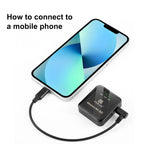 สายอะแดปเตอร์เสียงไมโครโฟน PULUZ 3.5 มม. TRS ตัวผู้ ถึง 8 พิน ตัวผู้ สำหรับ PU3153 / PU3154, 3.5 มม. ถึง 8 พิน