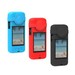 เคสซิลิโคนป้องกันเลนส์ PULUZ สำหรับ Insta360 X3 (สีดำ)