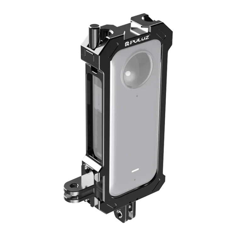 โครงเหล็กป้องกัน PULUZ สำหรับ Insta360 X3 พร้อมฐาน Cold Shoe ขยายและอะแดปเตอร์ขาตั้งกล้อง สต็อกในสหรัฐอเมริกา สำหรับ Insta360 X3