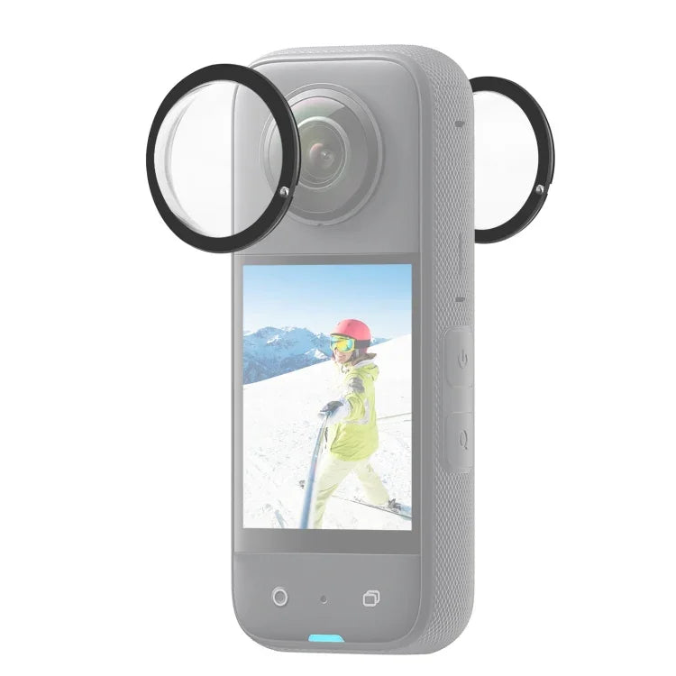 ฝาครอบป้องกันเลนส์ PC สำหรับ Insta360 X3 PULUZ ฝาครอบป้องกันเลนส์ PC