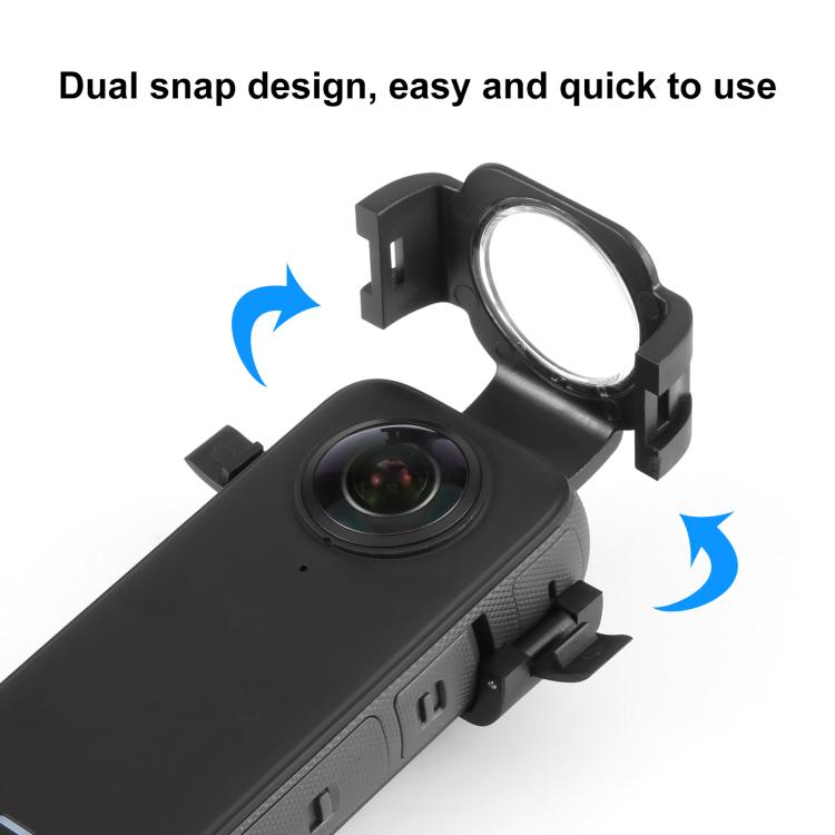 สำหรับ Insta360 X3 ฝาครอบป้องกันเลนส์ PULUZ, ฝาครอบเลนส์