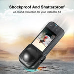 สำหรับ Insta360 X3 ฝาครอบเลนส์ซิลิโคนป้องกัน PULUZ, ฝาครอบเลนส์ซิลิโคน