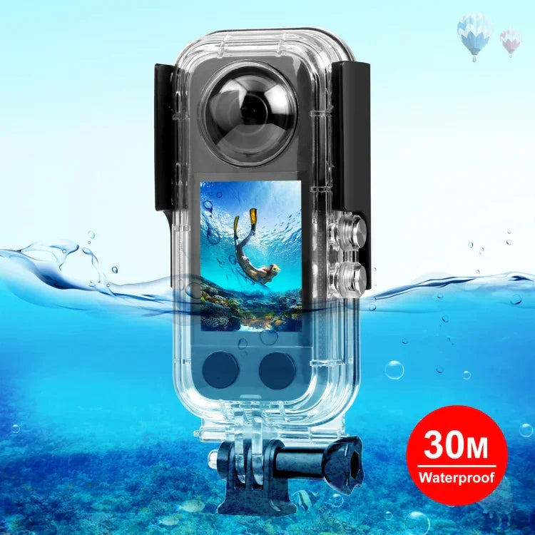 เคสกันน้ำ PULUZ 30m สำหรับ Insta360 X3, เคสกันน้ำ 30m