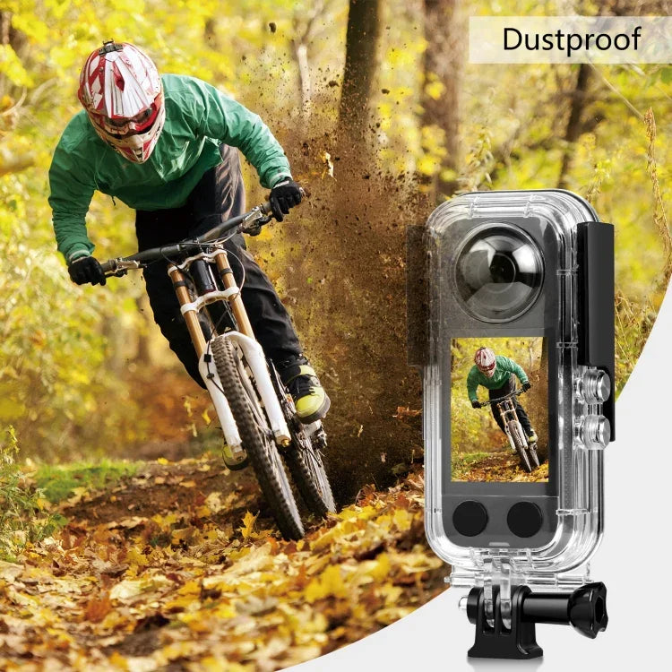 เคสกันน้ำ PULUZ 30m สำหรับ Insta360 X3, เคสกันน้ำ 30m