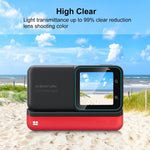 สำหรับ Insta360 One RS PULUZ ฟิล์มกระจกนิรภัย 3 in 1 หน้าจอ + เลนส์ 4K + เลนส์ Leica, สำหรับ Insta360 One RS