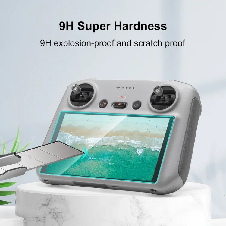 สำหรับ DJI RC / RC 2 PULUZ ฟิล์มกระจกนิรภัยหน้าจอรีโมทคอนโทรล, สำหรับ DJI Mini 3 Pro / Mavic 3 Classic รีโมทคอนโทรล