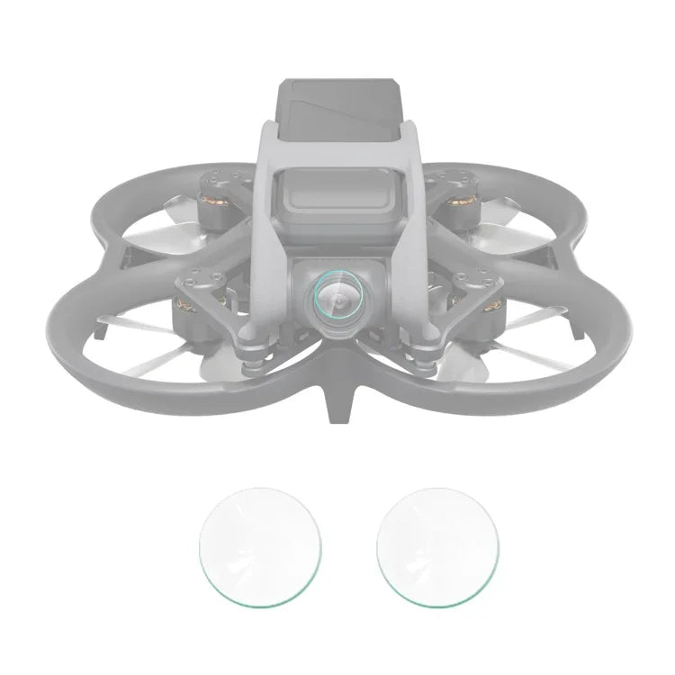 สำหรับ DJI Avata ฟิล์มเลนส์โดรนกระจกนิรภัย PULUZ 2 ชิ้น สำหรับ DJI Avata
